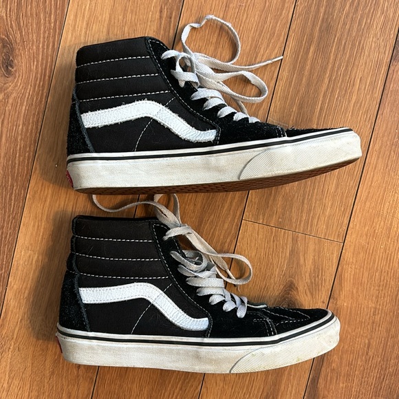 Black Sk8 Hi-Top Vans - 6.5 - Picture 4 of 7